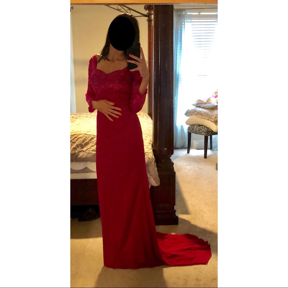 Purple/Pink Evening Dress